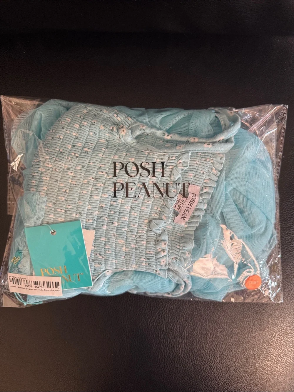 Posh Peanut Juliana Smocked Tulle Dress